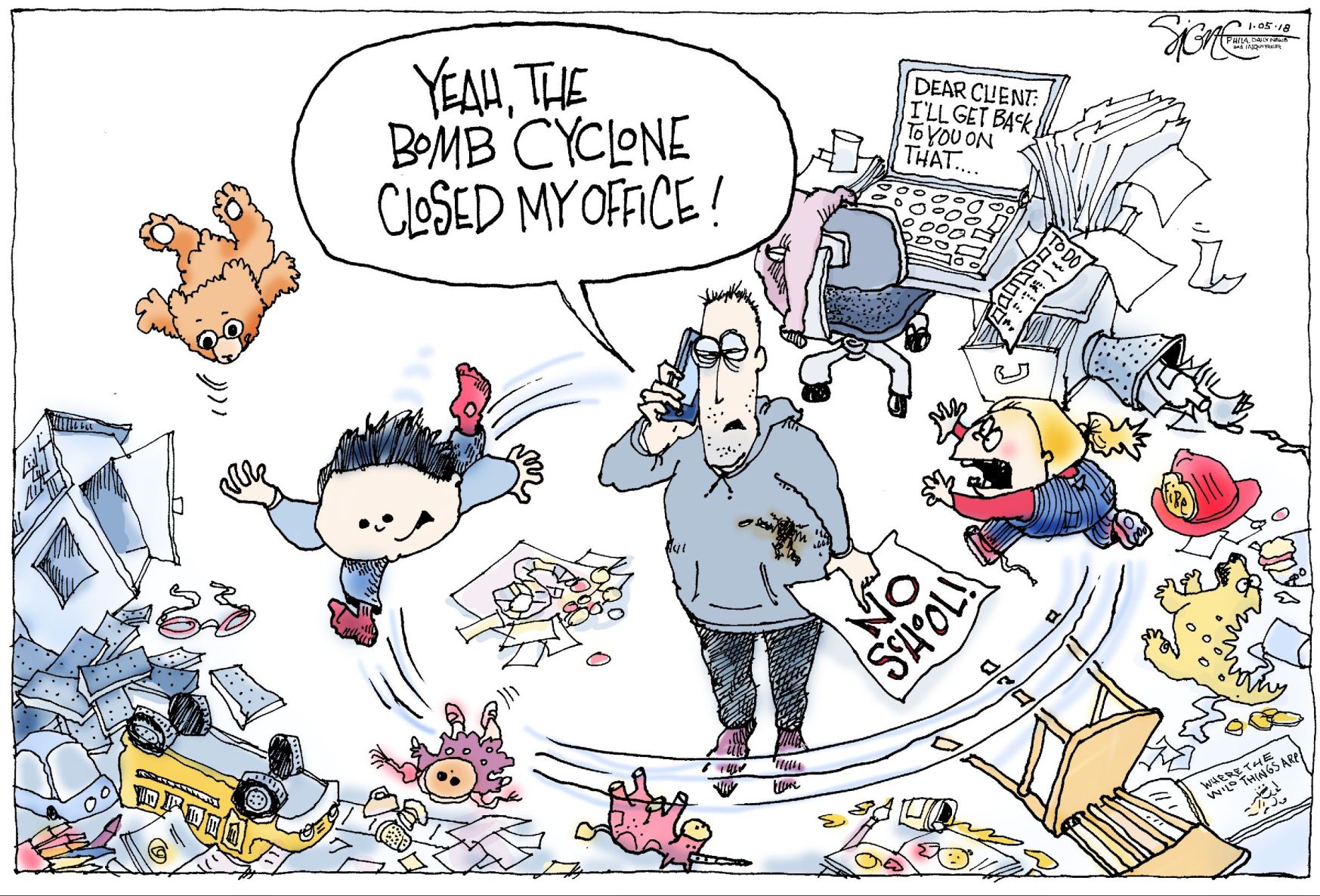 Signe Wilkinson cartoon